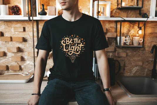 Kresťanské tričko BE THE LIGHT - Gracefolk